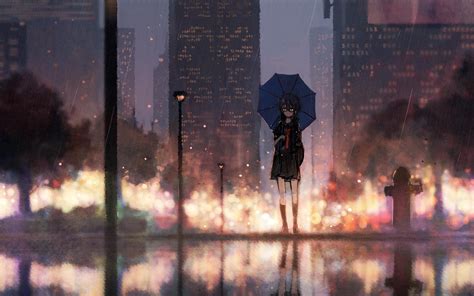 400+ Wallpaper Anime Girl Rain Picture - MyWeb