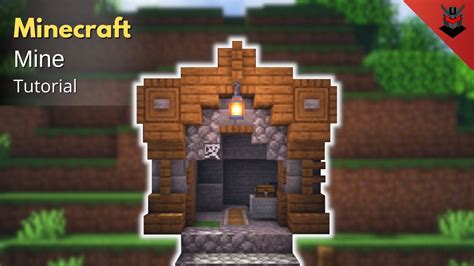 Minecraft How To Build A Medieval Mining Entrance Mine Tutorial ...