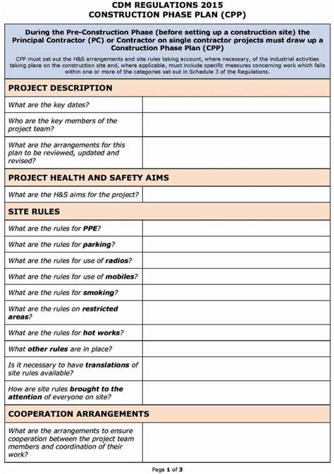 Site Specific Risk Assessment Template - SampleTemplatess ...