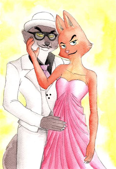 Mr Wolf and Diane Foxington by REfra1004Productions on DeviantArt in ...