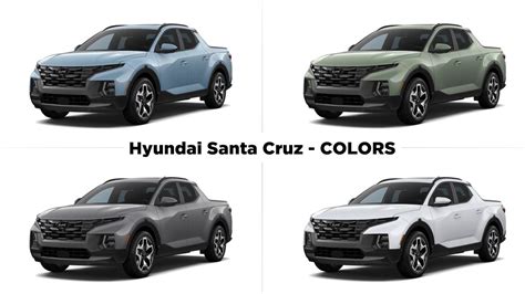 Hyundai Santa Cruz Color Chart