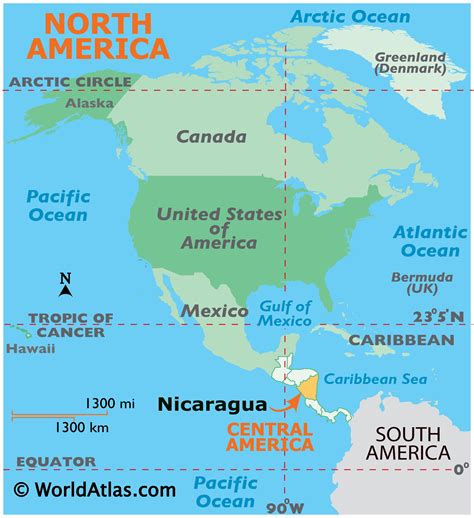 Nicaragua Map / Geography of Nicaragua / Map of Nicaragua - Worldatlas.com