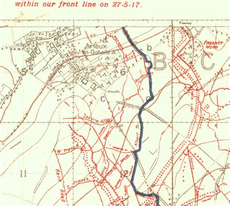 World War 1 Trench Warfare Map