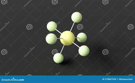 Sulfur Hexafluoride Molecule, Molecular Structure, Sulphur Hexafluoride ...