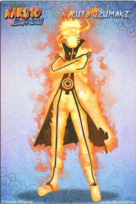 Naruto 9-Tails Chakra Mode by Apostoll on DeviantArt