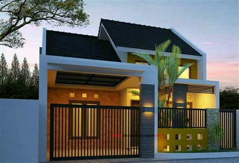 Rumah Minimalis Berpagar - Desain Rumah Idaman