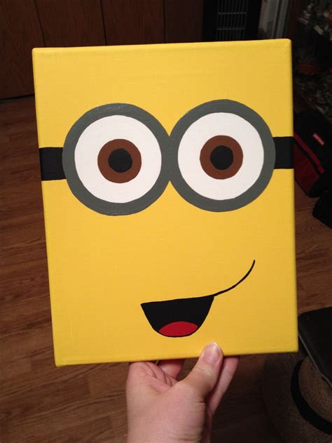 Minion canvas | Canvas painting for our home | Pinterest | Family day ...