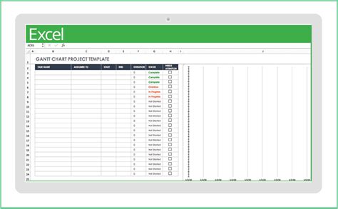 Project Management With Excel Template Free