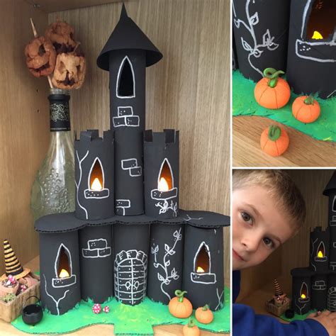 How to make a spooky Halloween mansion | Halloween crafts, Halloween ...