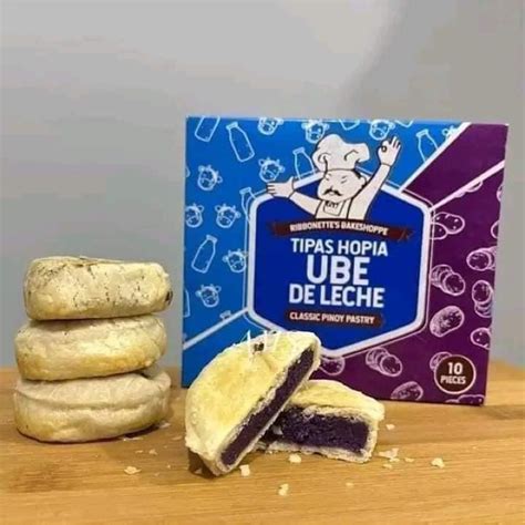 Tipas Hopia Ube De Leche 10pcs/box | Shopee Philippines