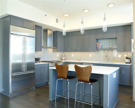 bayer interior woods modern frameless multi-unit kitchen cabinets ...