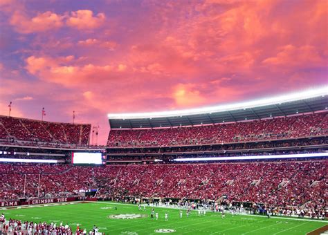 🔥 Download Alabama Football Sunset Tuscaloosa University Of by ...