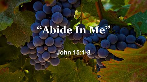 Abide In Me | Waverly Church of Christ