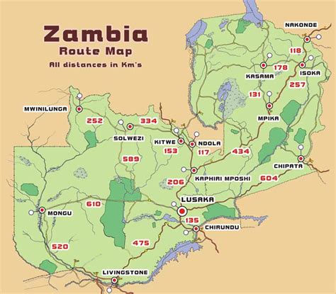 MAPS OF ZAMBIA ~ Klima Naturali™