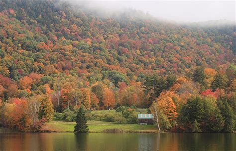 Fall Foliage Green Mountains Vermont Route 100 Photograph by John Burk ...