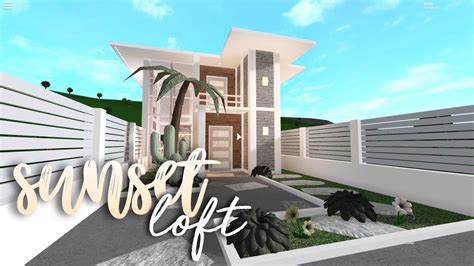 - Sunset Modern Loft - Bloxburg Speedbuild - Nixilia | Modern loft ...