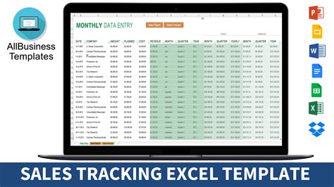 Online Sales Tracker Excel Template