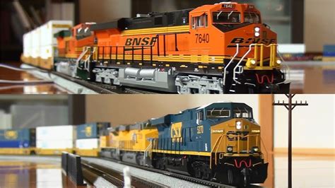 【HO scale】 Intermoutain ES44DC BNSF/CSX - YouTube