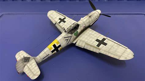 First attempt at Luftwaffe 'washable winter' camouflage: Eduard 1/48 Bf ...