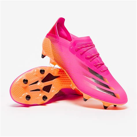 adidas X Ghosted.1 SG - Shock Pink/Core Black/Screaming Orange - Mens ...