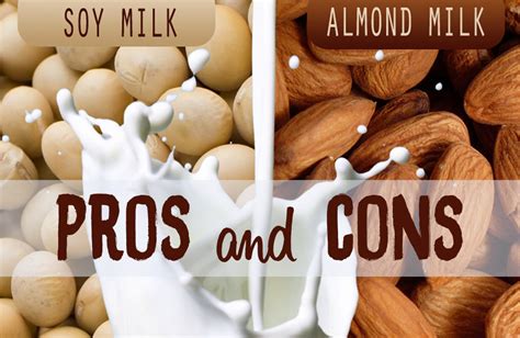 Soy vs almond milk - what's the best choice?