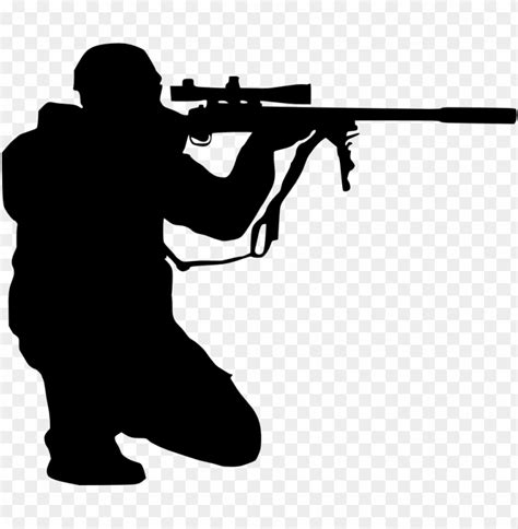 Sniper Shooter Silhouette png - Free PNG Images | TOPpng