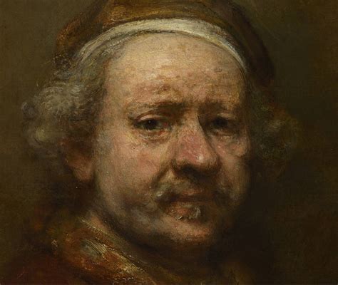 Rembrandt, Autoportrait, 1669. Huile sur toile, 86 × 70,5 cm. The ...