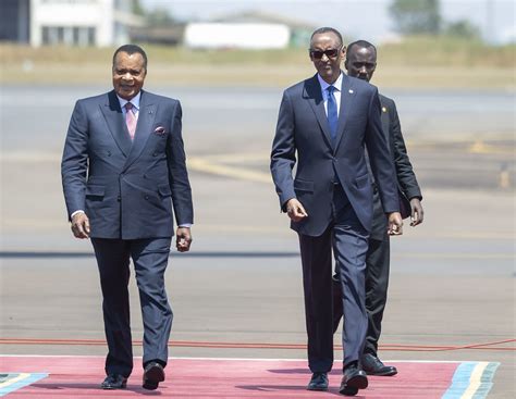 President Kagame welcomes President Denis Sassou Nguesso of the ...