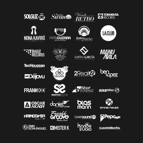 MUSIC LOGOS.DJS | CLUBS | MUSIC LABELS | Dj logo, Music logo, Artist logo