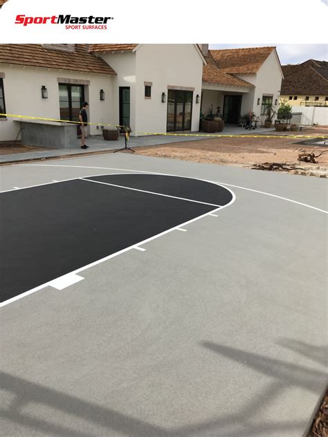 Basketball Court Paint | Arcadia Arizona | Basketball court backyard ...