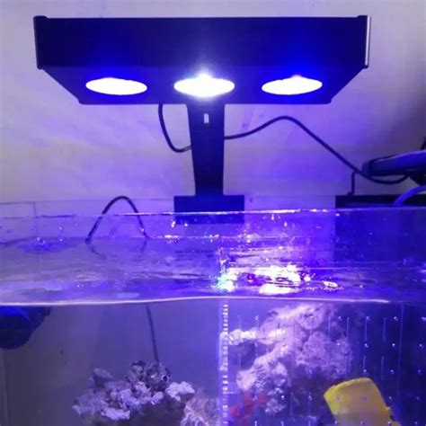 30W LED Full Spectrum Marine reef tank Indoor Aquarium Light Saltwater ...