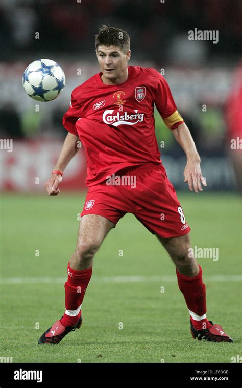 STEVEN GERRARD, AC MILAN V LIVERPOOL, CHAMPIONS LEAGUE FINAL 2005 ...