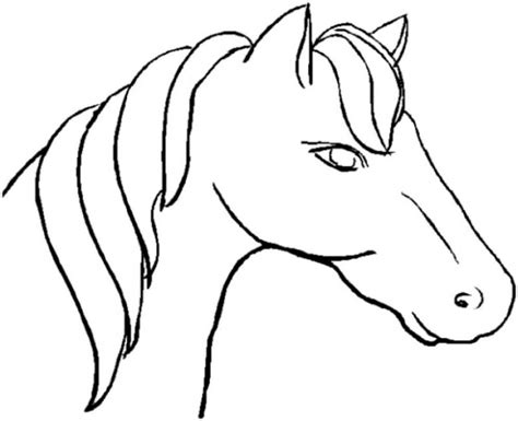 How To Draw An Easy Horse Head? • Support Wild