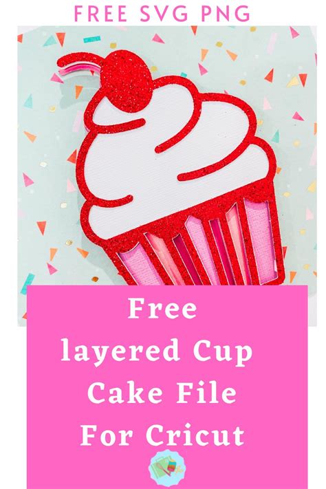 Free Cupcake SVG For Crafting ⋆ Extraordinary Chaos