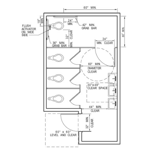 Bathroom Stall Dimensions | ADA Sizes - Toilet Partitions