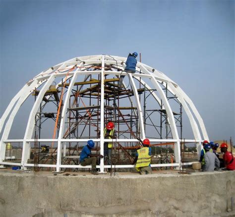 The Steel Structure Glass Dome Roof of Togo's Presidential Palace-LF-BJMB