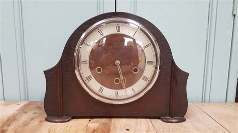 Art Deco Mantle Clock, Vintage Smiths Westminster Chimes Mantel Clock ...