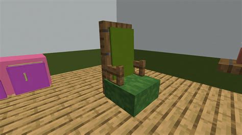 Chair with Armrests - Minecraft Furniture