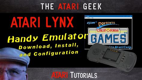 Handy - Atari Lynx Emulator 1st Run and Configuration