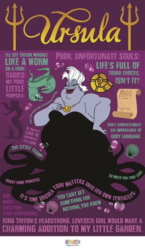 Ursula Quotegraphic | Costume Supercenter Blog | Disney villains ...