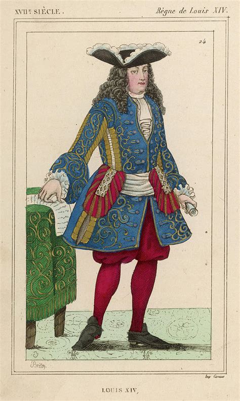 Louis Xiv French Monarch (picture Drawing by Mary Evans Picture Library ...