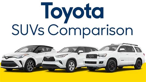 Toyota SUVs Comparison: Which Is Right for You? | CarMax