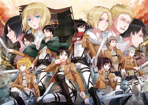 Attack on Titan Characters f9 HD Wallpaper