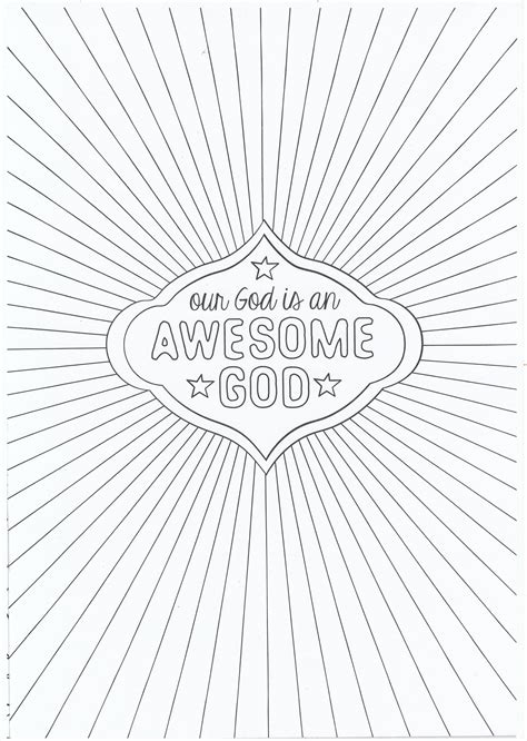 Awesome God Scripture Coloring, Quote Coloring Pages, Colouring Pages ...