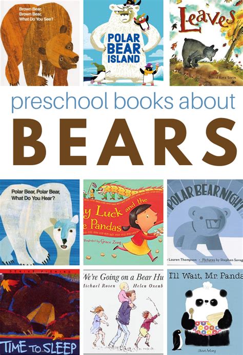 20 Preschool Books About Bears - No Time For Flash Cards