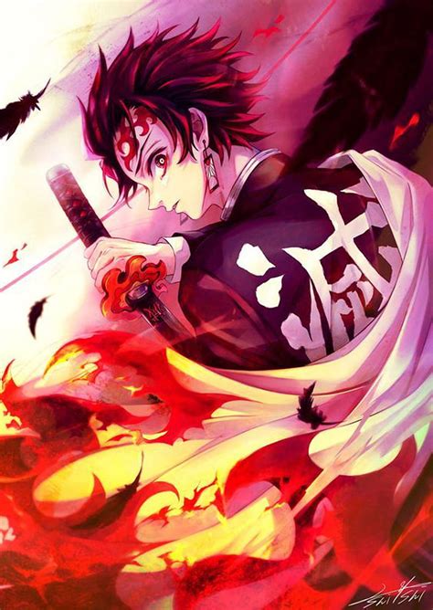 Tanjiro fan-art, anime, demon slayer, kimetsu no yaiba, otaku, tanjiro ...