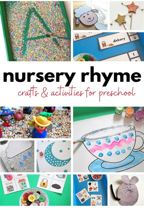 Nursery Rhyme Activities - No Time For Flash Cards