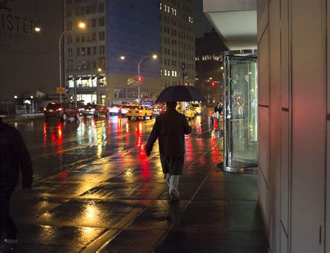 New York Street Scenes - Rainy Night in New York City | Flickr