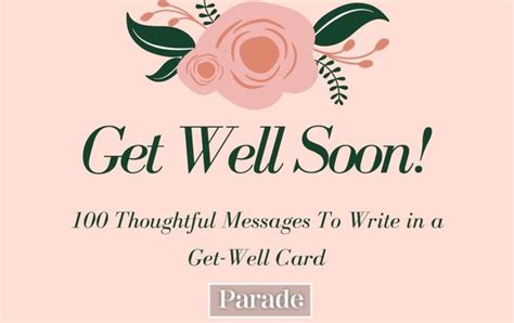 140+ Get Well Wishes To Write in a Card - Parade