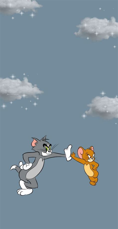 Tom and Jerry wallpaper in 2022 | Cute cartoon wallpapers, Tom and ...